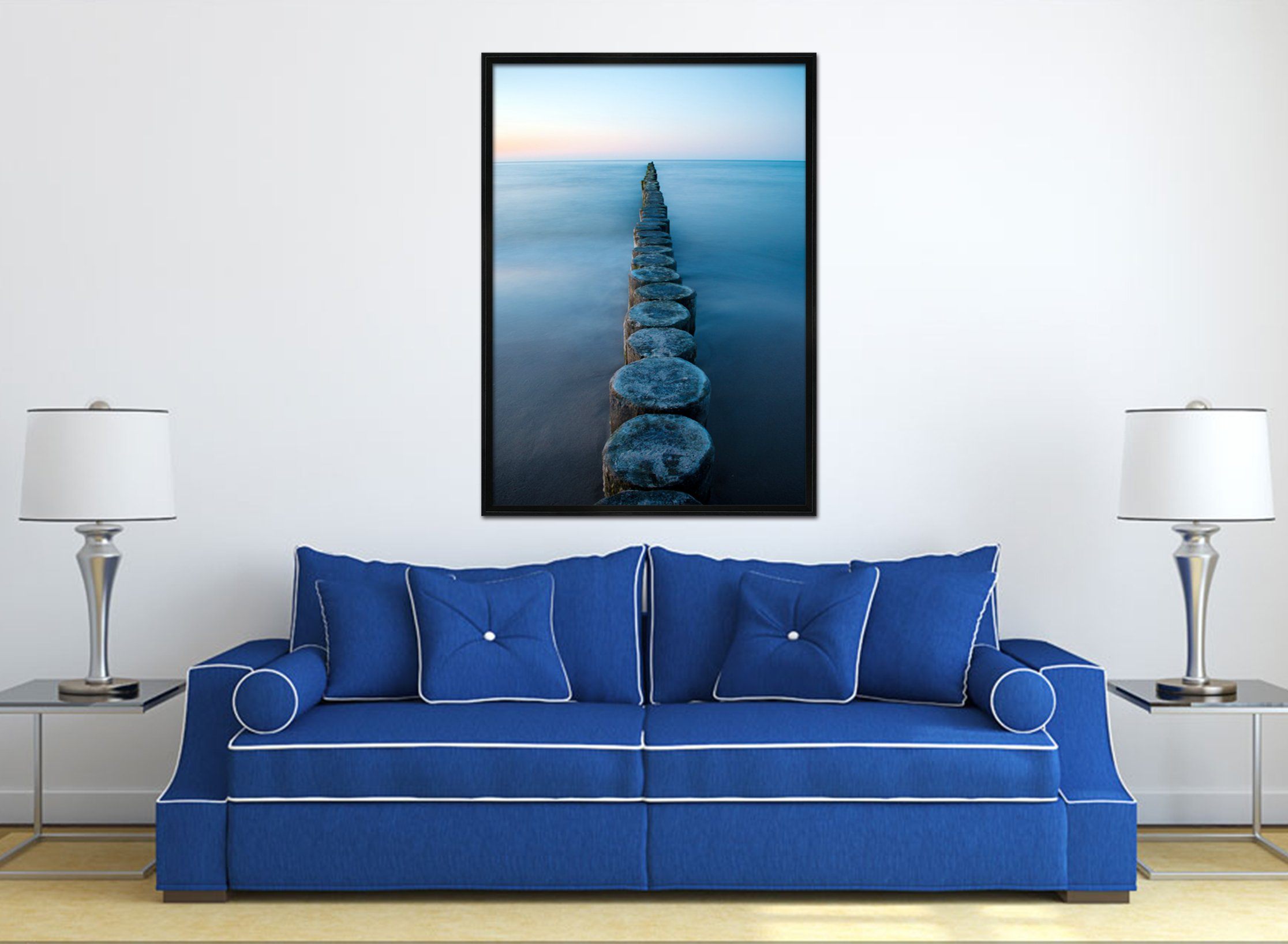 3D Stump Road 090 Fake Framed Print Painting Wallpaper AJ Creativity Home