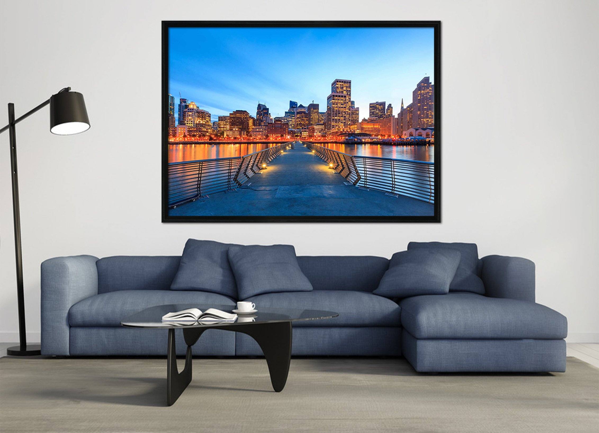 3D Beautiful Bridge 152 Fake Framed Print Painting Wallpaper AJ Creativity Home