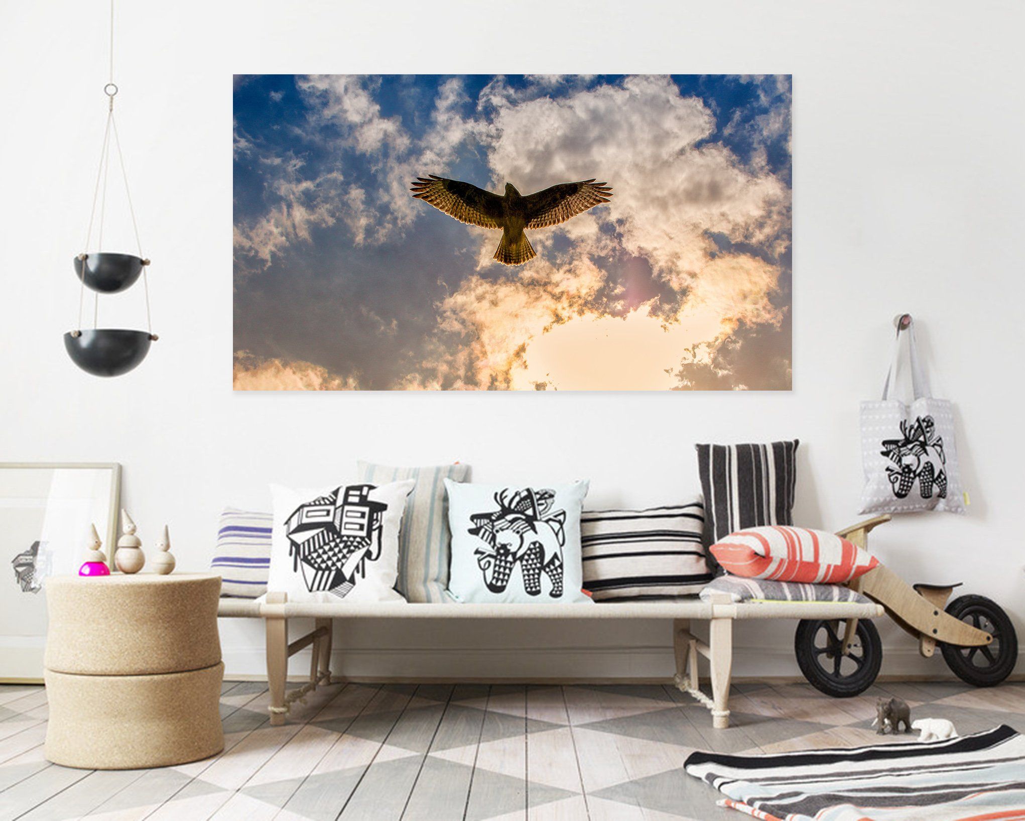 3D Sunset Bird 31 Animal Wall Stickers Wallpaper AJ Wallpaper 2