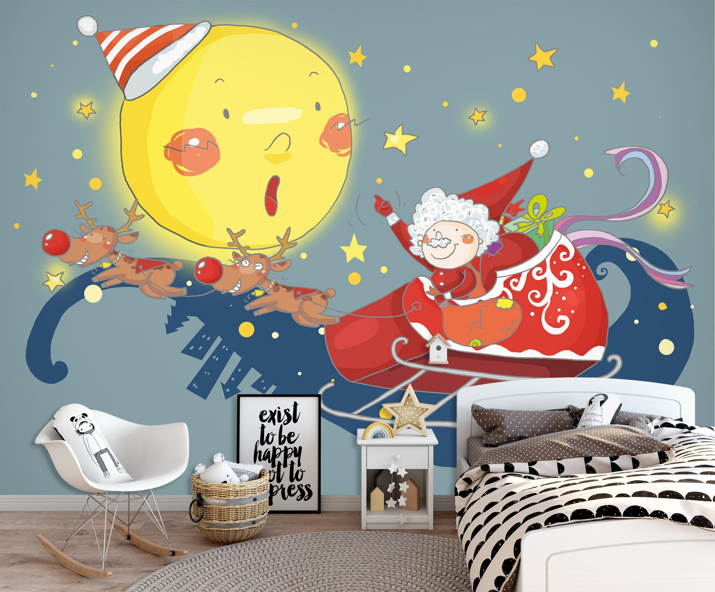 3D Moon Doll 1723 Wall Murals Wallpaper AJ Wallpaper 2