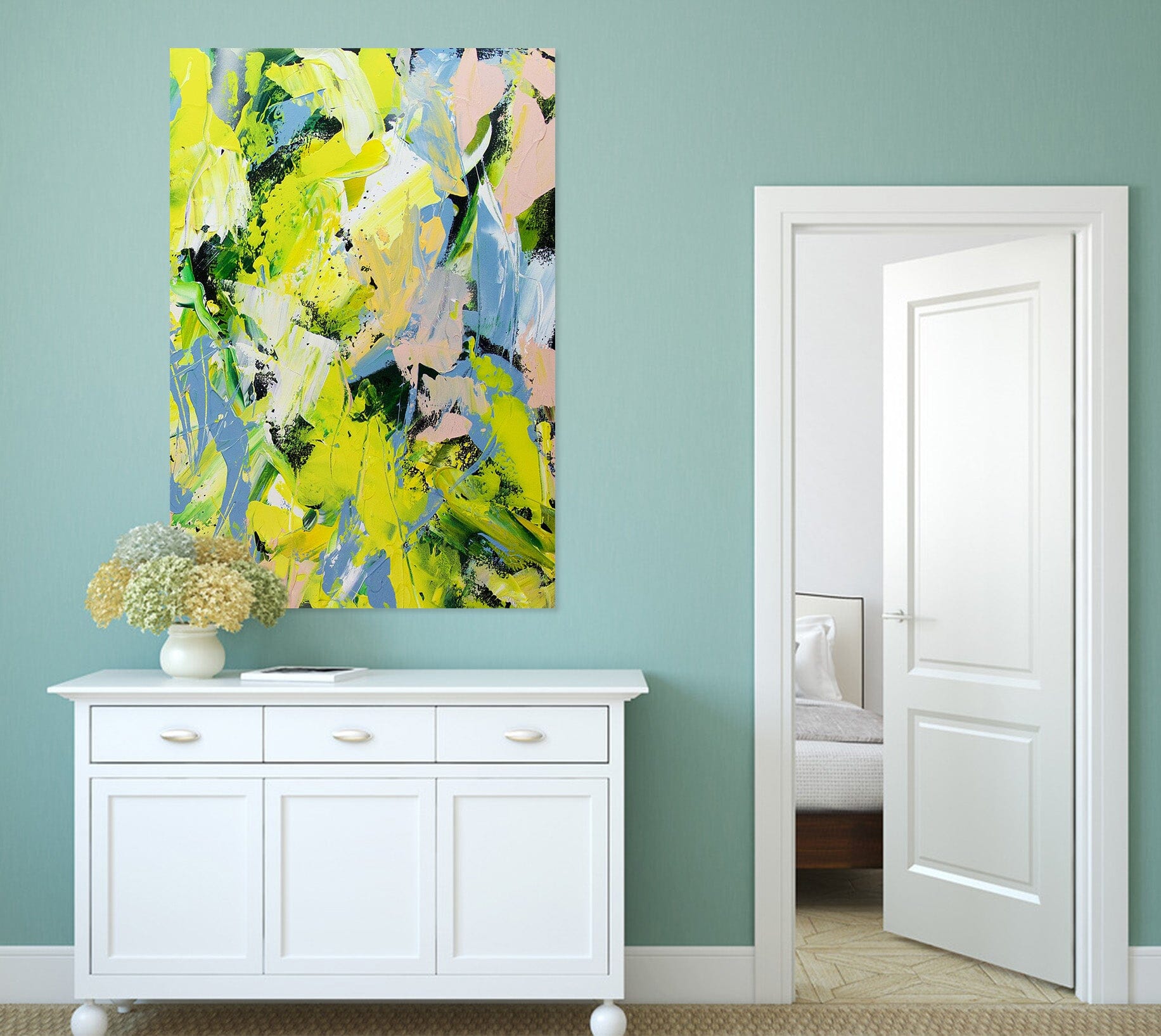 3D Yellow Graffiti 292 Allan P. Friedlander Wall Sticker Wallpaper AJ Wallpaper 2