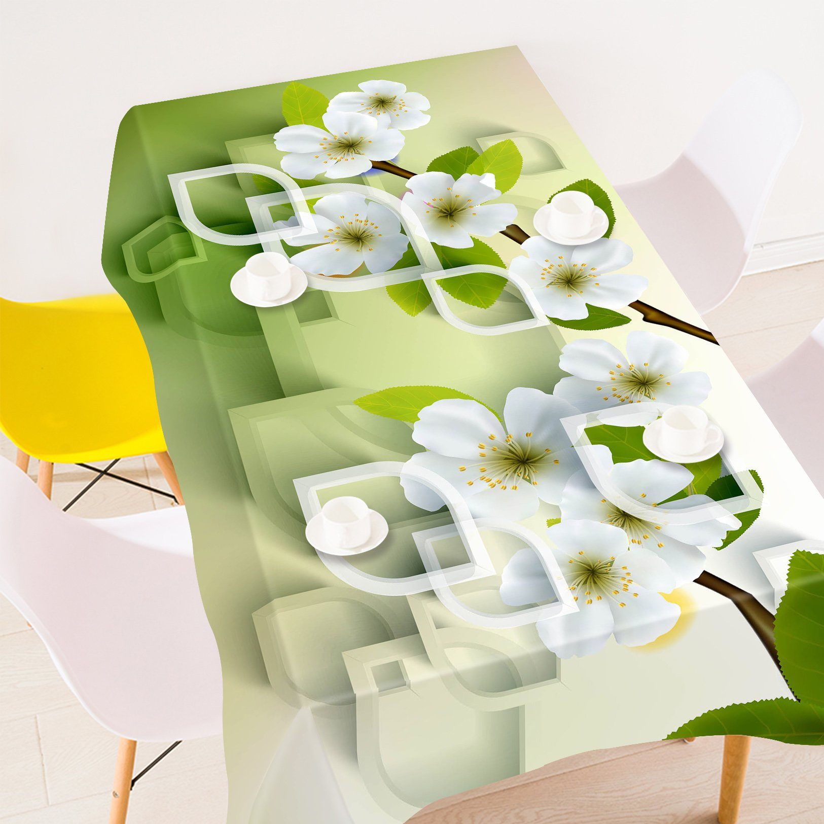 3D Flowers And Pattern 128 Tablecloths Wallpaper AJ Wallpaper