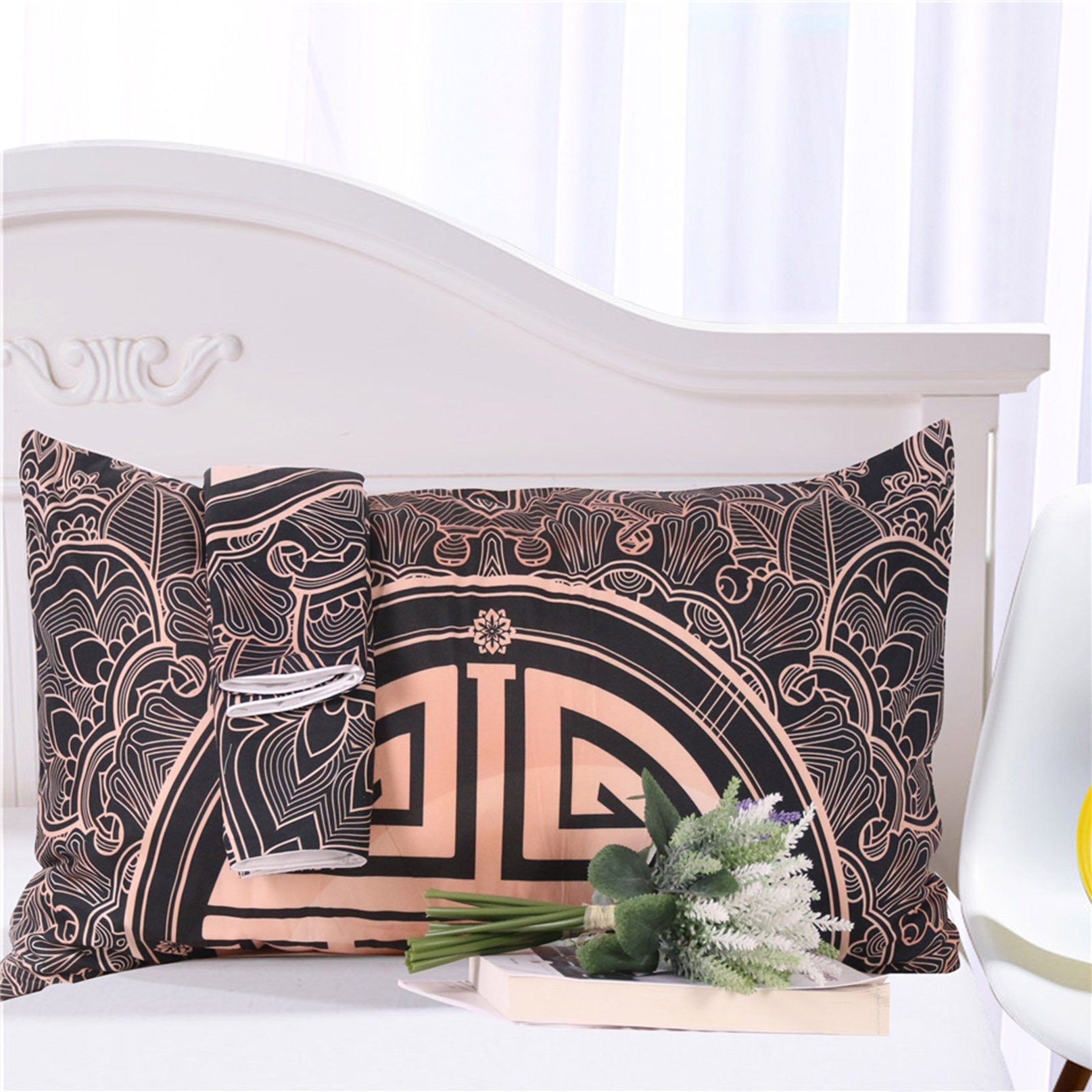 3D Chinese Blessing 203 Bed Pillowcases Quilt Wallpaper AJ Wallpaper