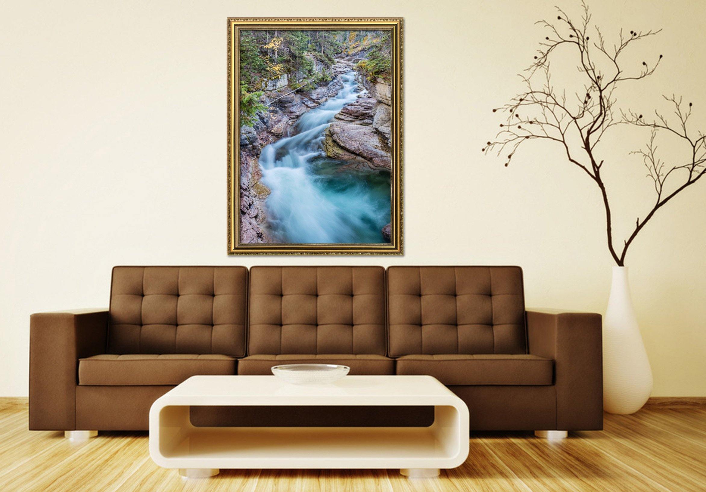 3D Rapid Bending 075 Fake Framed Print Painting Wallpaper AJ Creativity Home