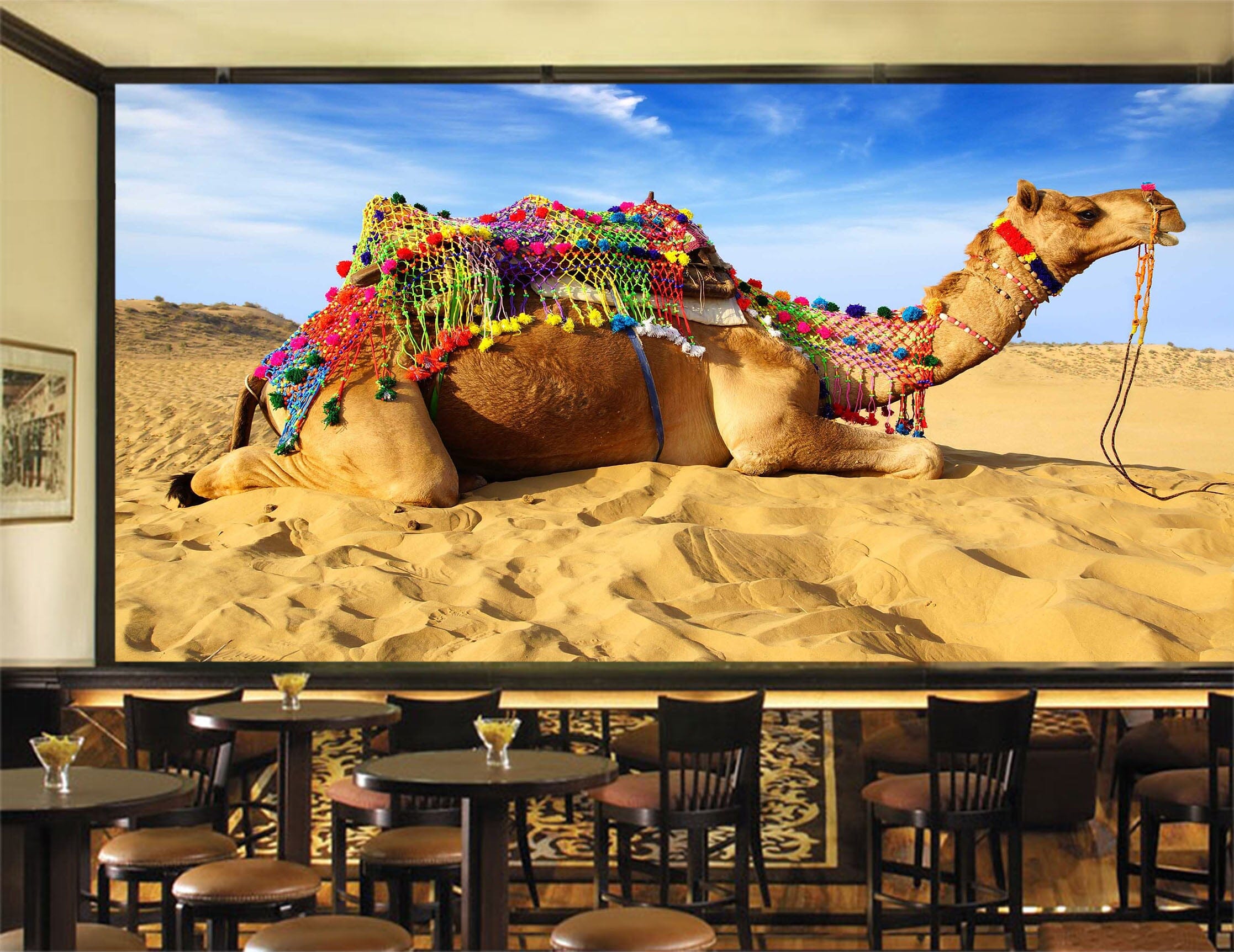 3D Desert Camel 1053 Wall Murals Wallpaper AJ Wallpaper 2