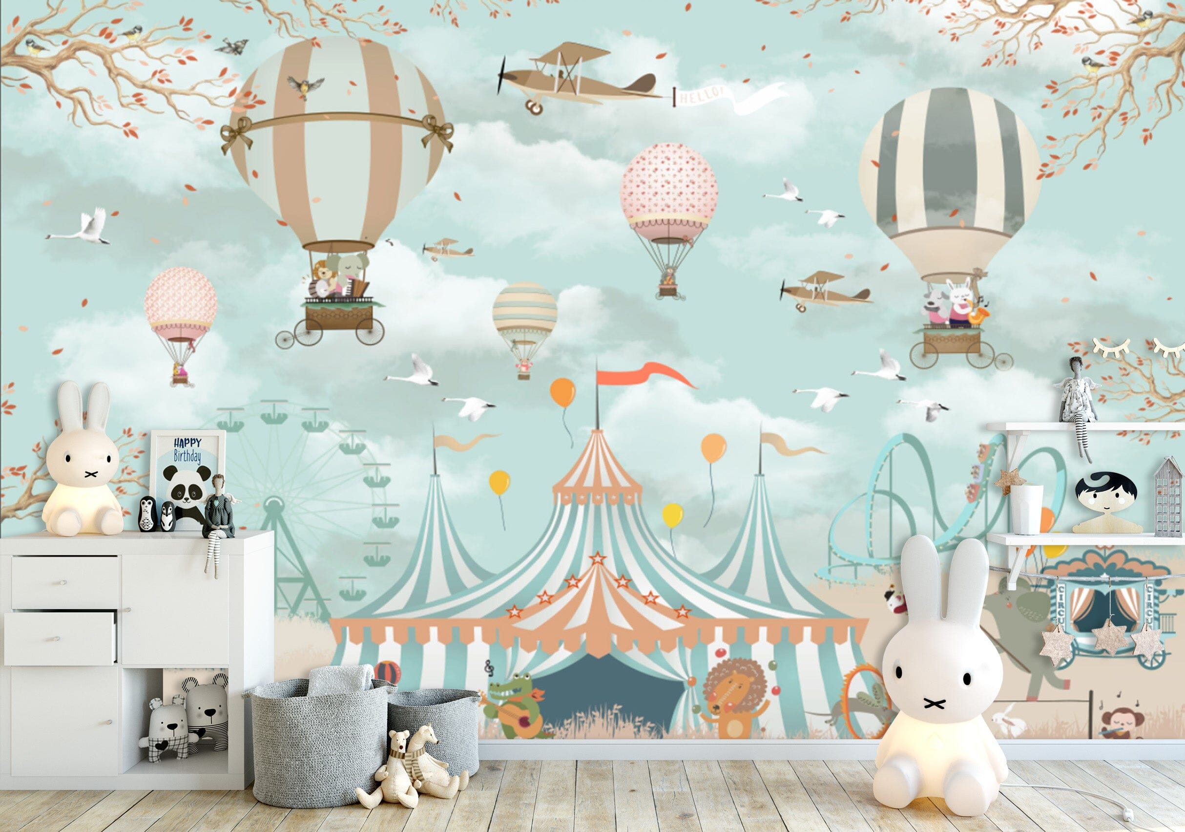 3D Balloon Take Off 1680 Wall Murals Wallpaper AJ Wallpaper 2