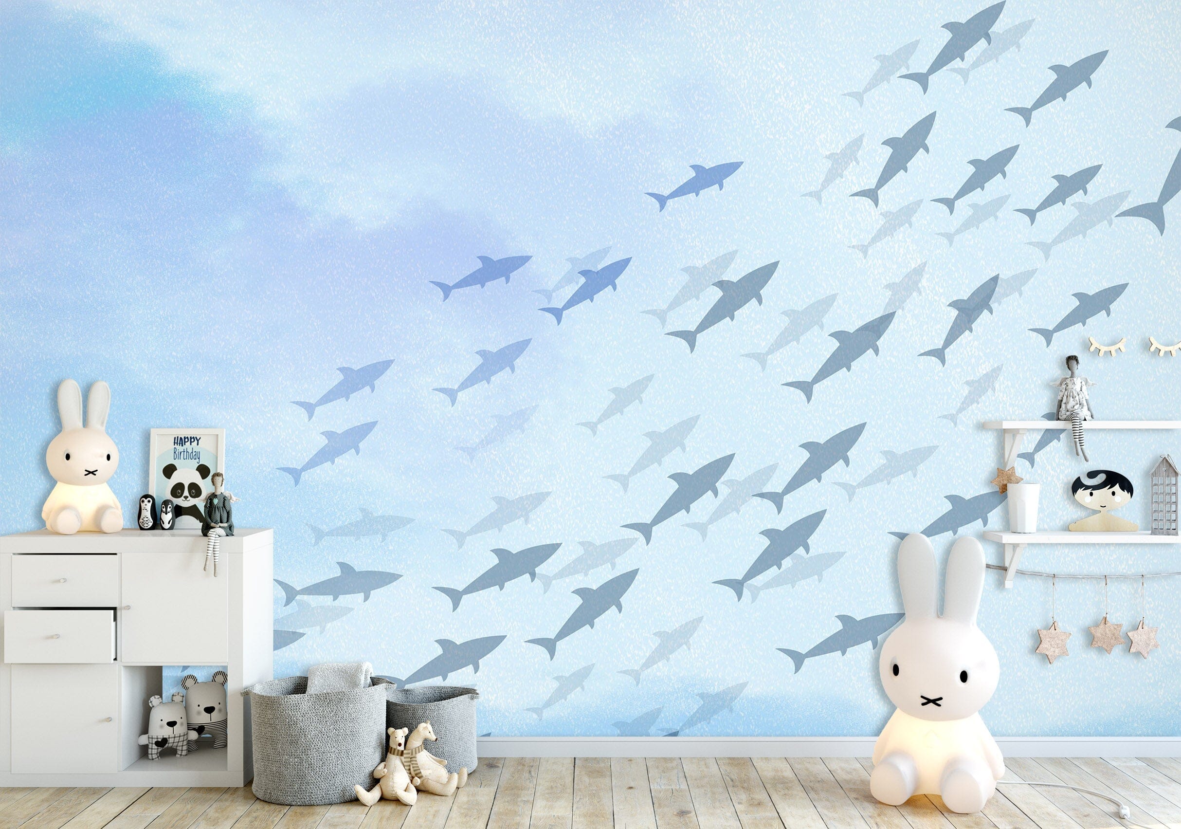 3D Sea Fish 009 Wall Murals Wallpaper AJ Wallpaper 2