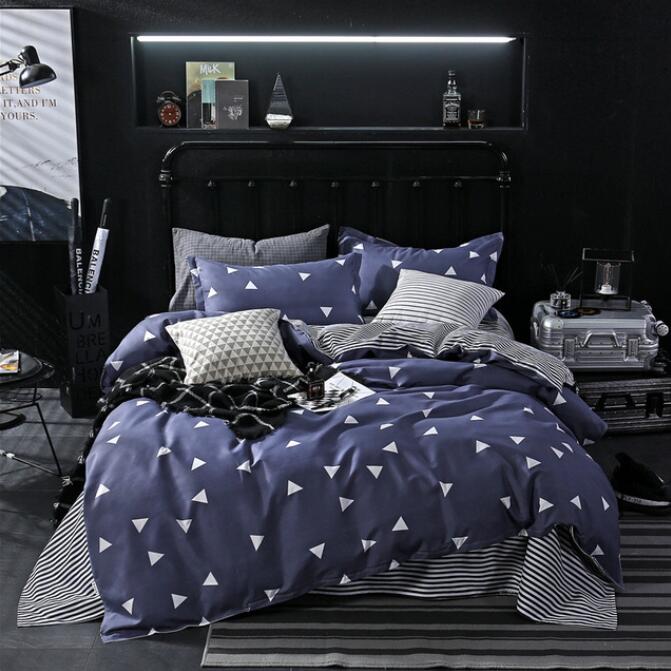 3D Small Triangle Pattern 4089 Bed Pillowcases Quilt