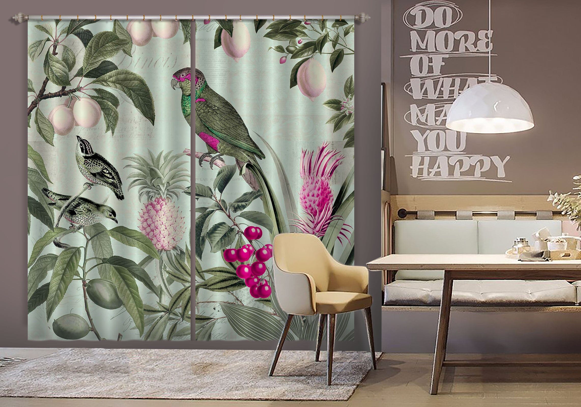3D Fruit Paradise 058 Andrea haase Curtain Curtains Drapes Curtains AJ Creativity Home