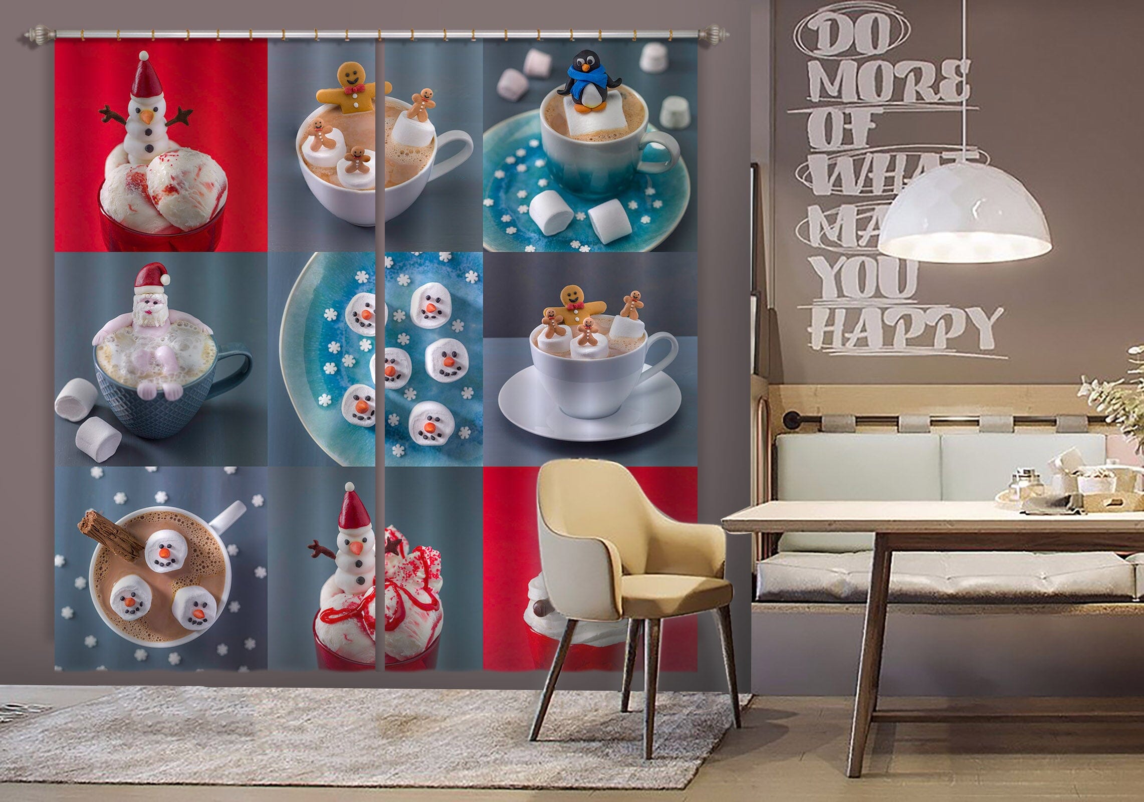 3D Delicious Food 026 Assaf Frank Curtain Curtains Drapes Curtains AJ Creativity Home