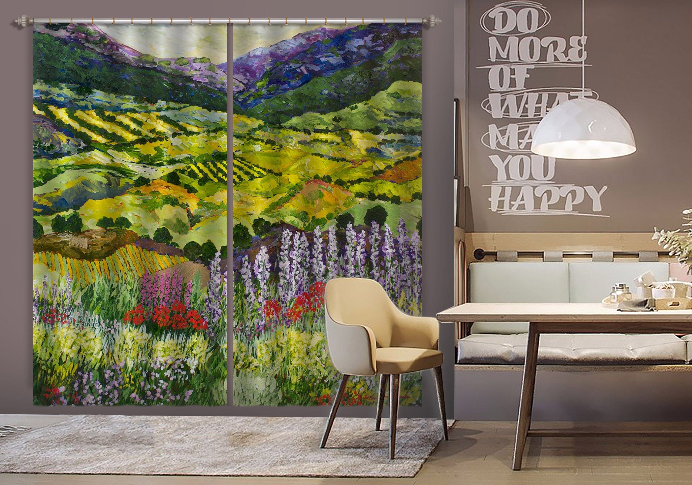 3D Valley Blossoms 168 Allan P. Friedlander Curtain Curtains Drapes Curtains AJ Creativity Home
