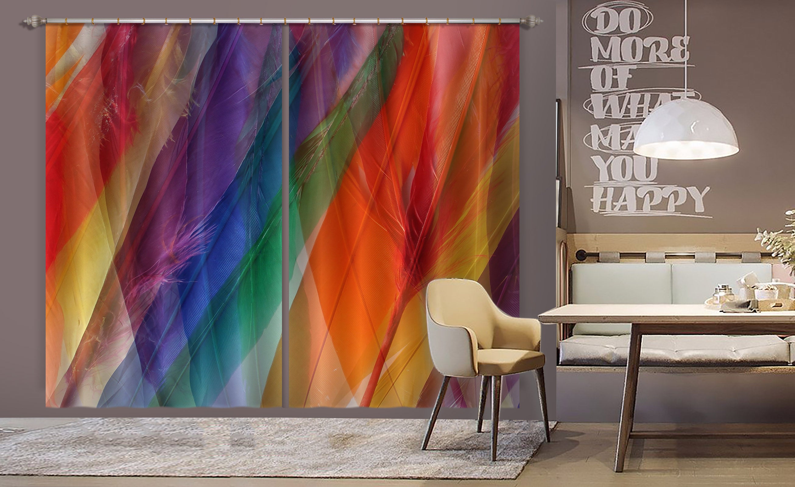 3D Feather 70070 Shandra Smith Curtain Curtains Drapes