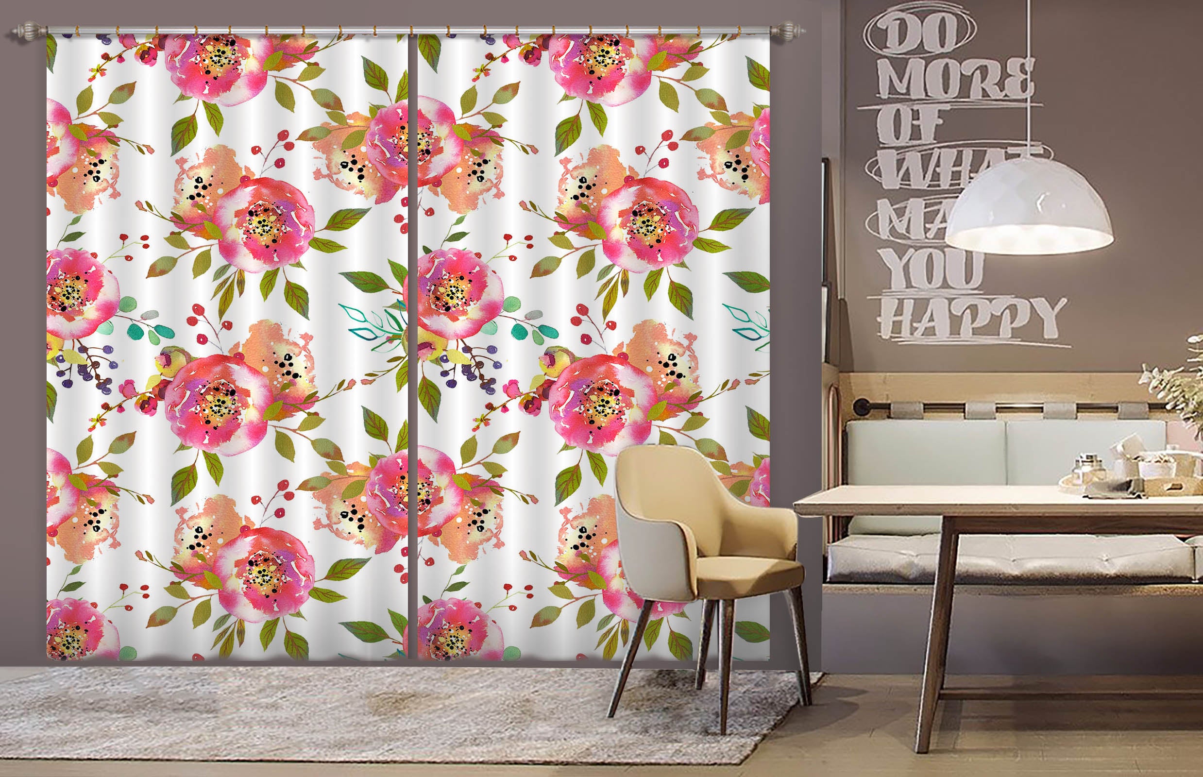 3D Flower Texture 237 Uta Naumann Curtain Curtains Drapes