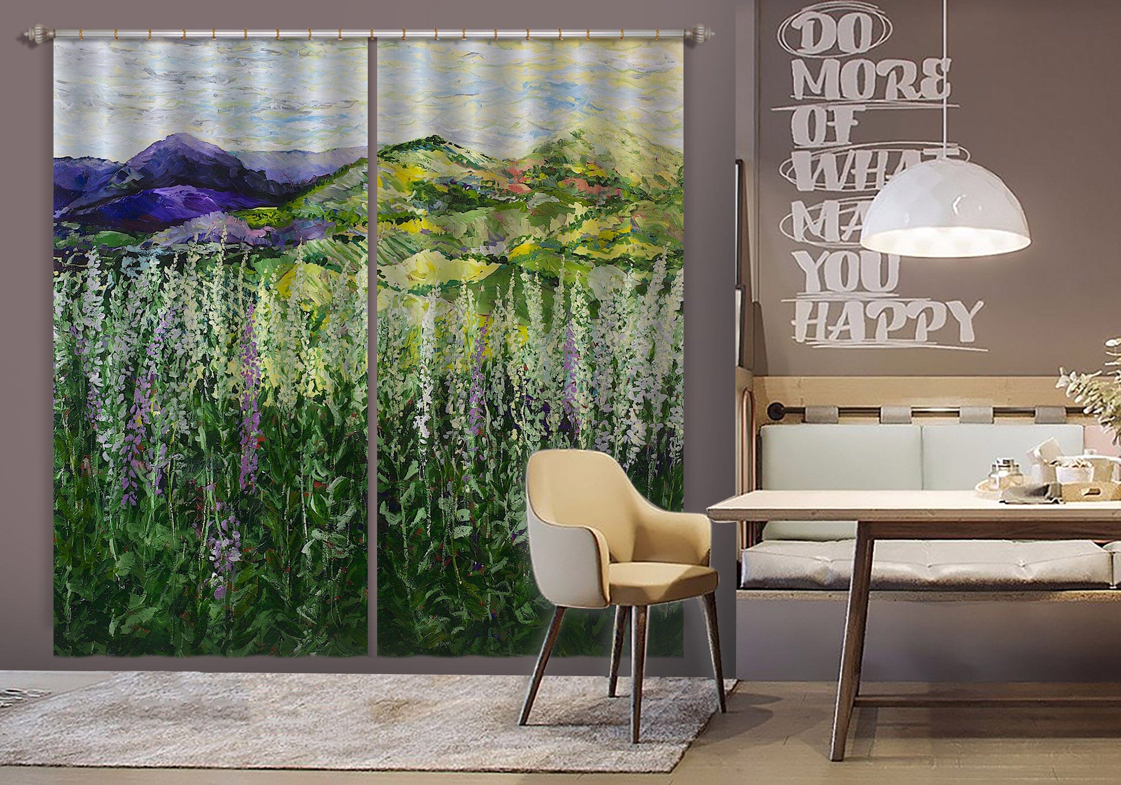 3D Gentle Shadows 147 Allan P. Friedlander Curtain Curtains Drapes Curtains AJ Creativity Home