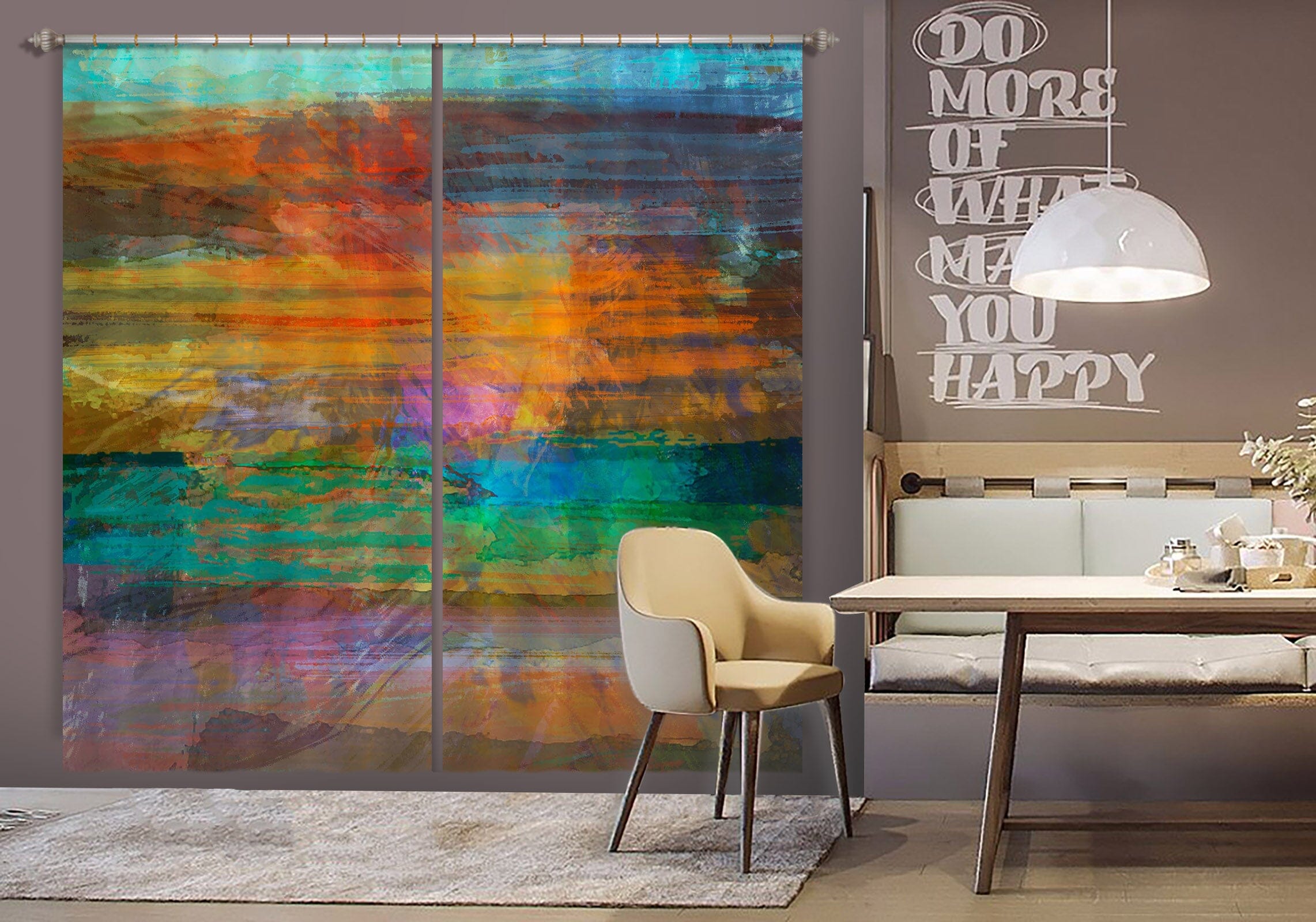 3D Blue Sky 236 Michael Tienhaara Curtain Curtains Drapes Curtains AJ Creativity Home