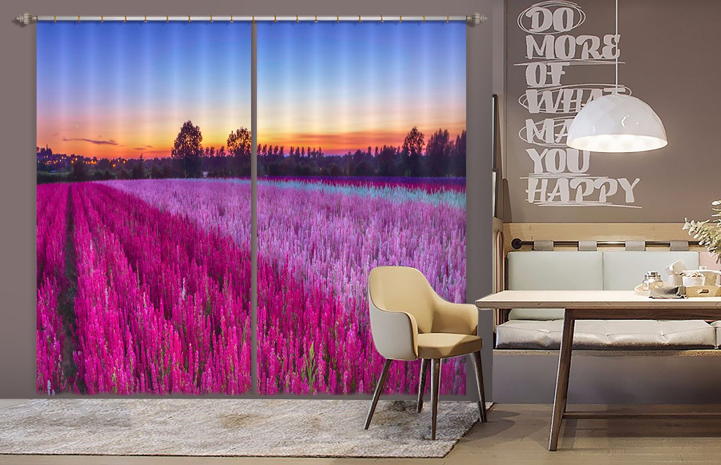 3D Purple Manor 215 Assaf Frank Curtain Curtains Drapes Curtains AJ Creativity Home