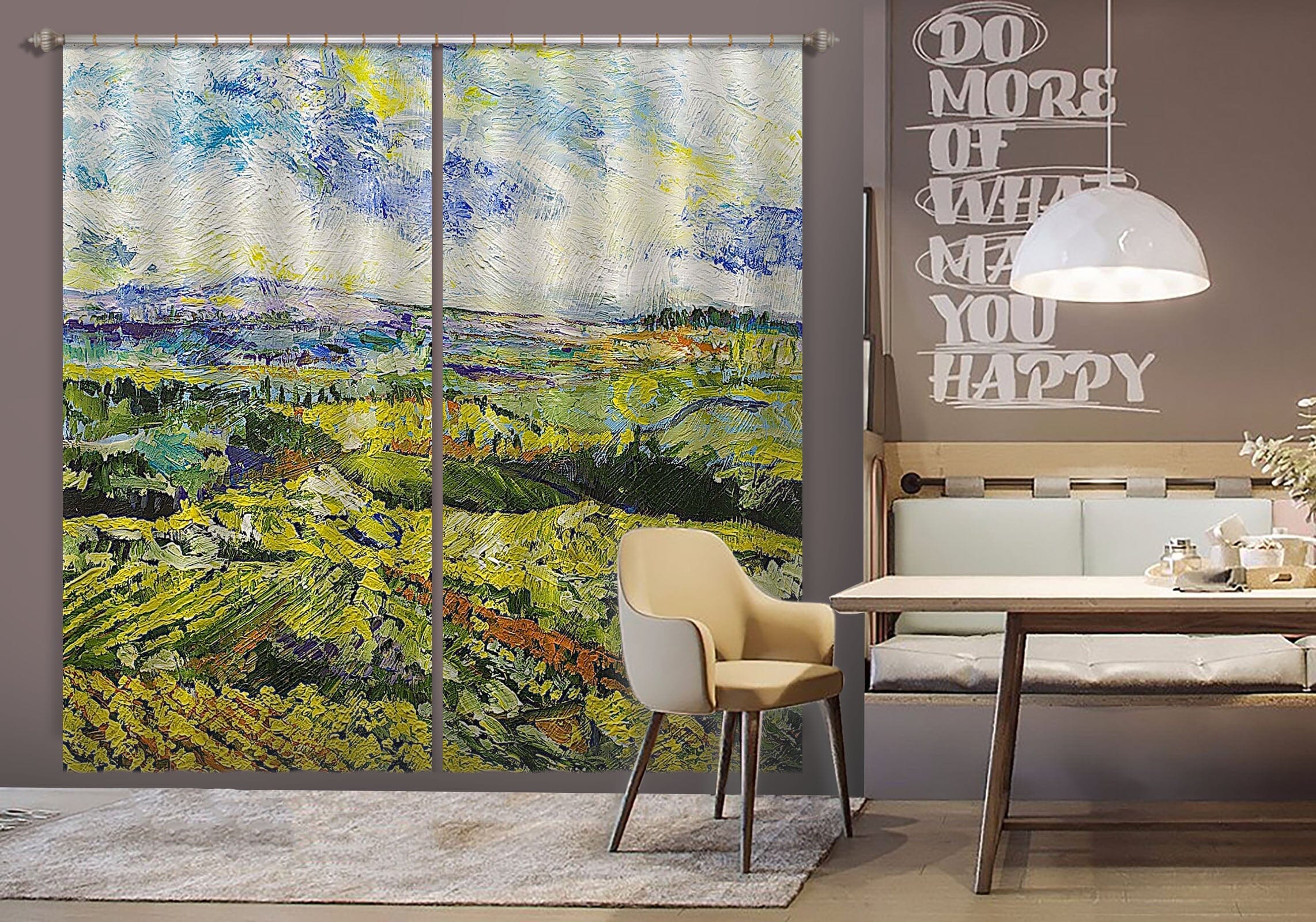 3D Morning Meadow 119 Allan P. Friedlander Curtain Curtains Drapes Curtains AJ Creativity Home