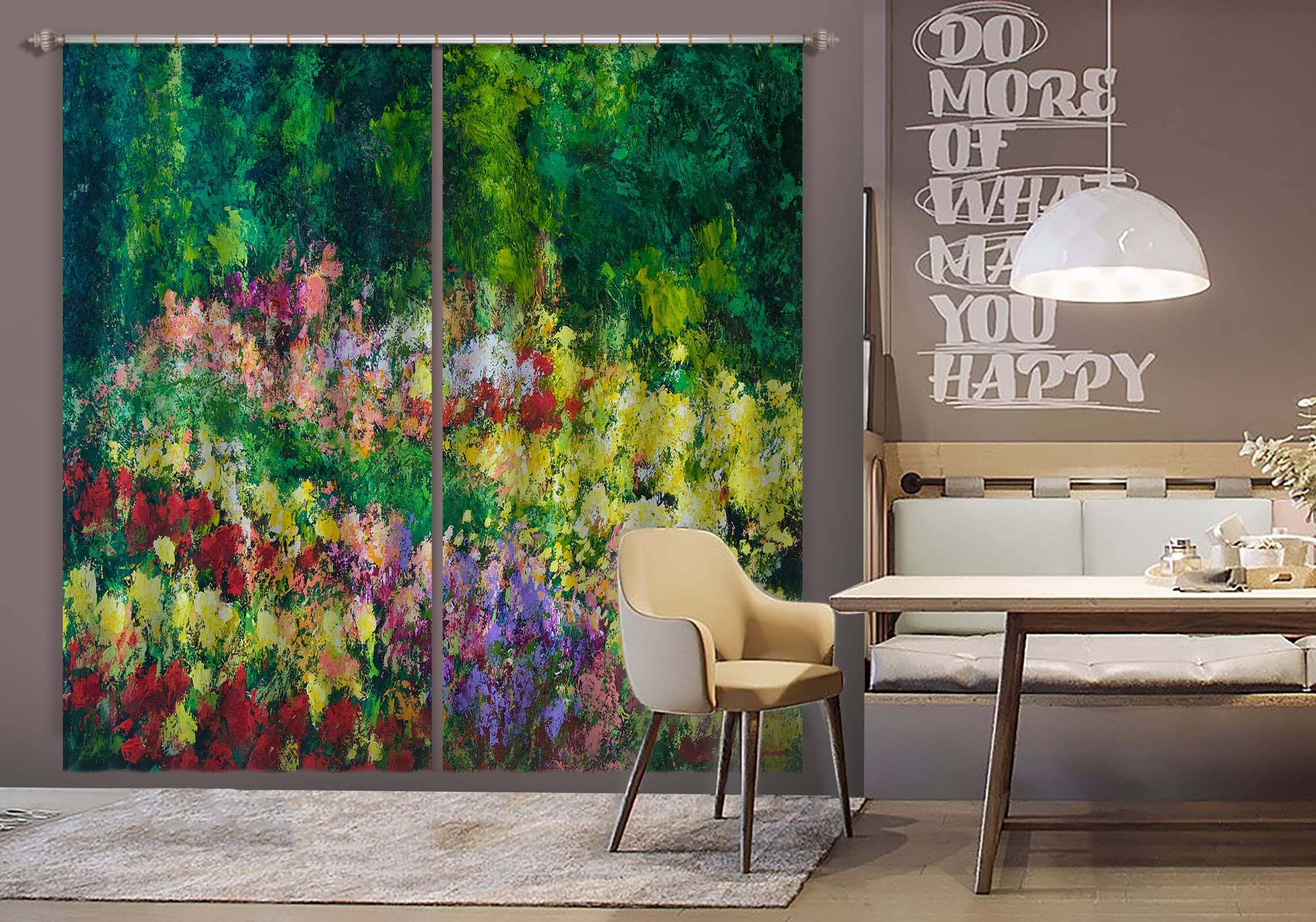 3D Forest Garden 192 Allan P. Friedlander Curtain Curtains Drapes Curtains AJ Creativity Home