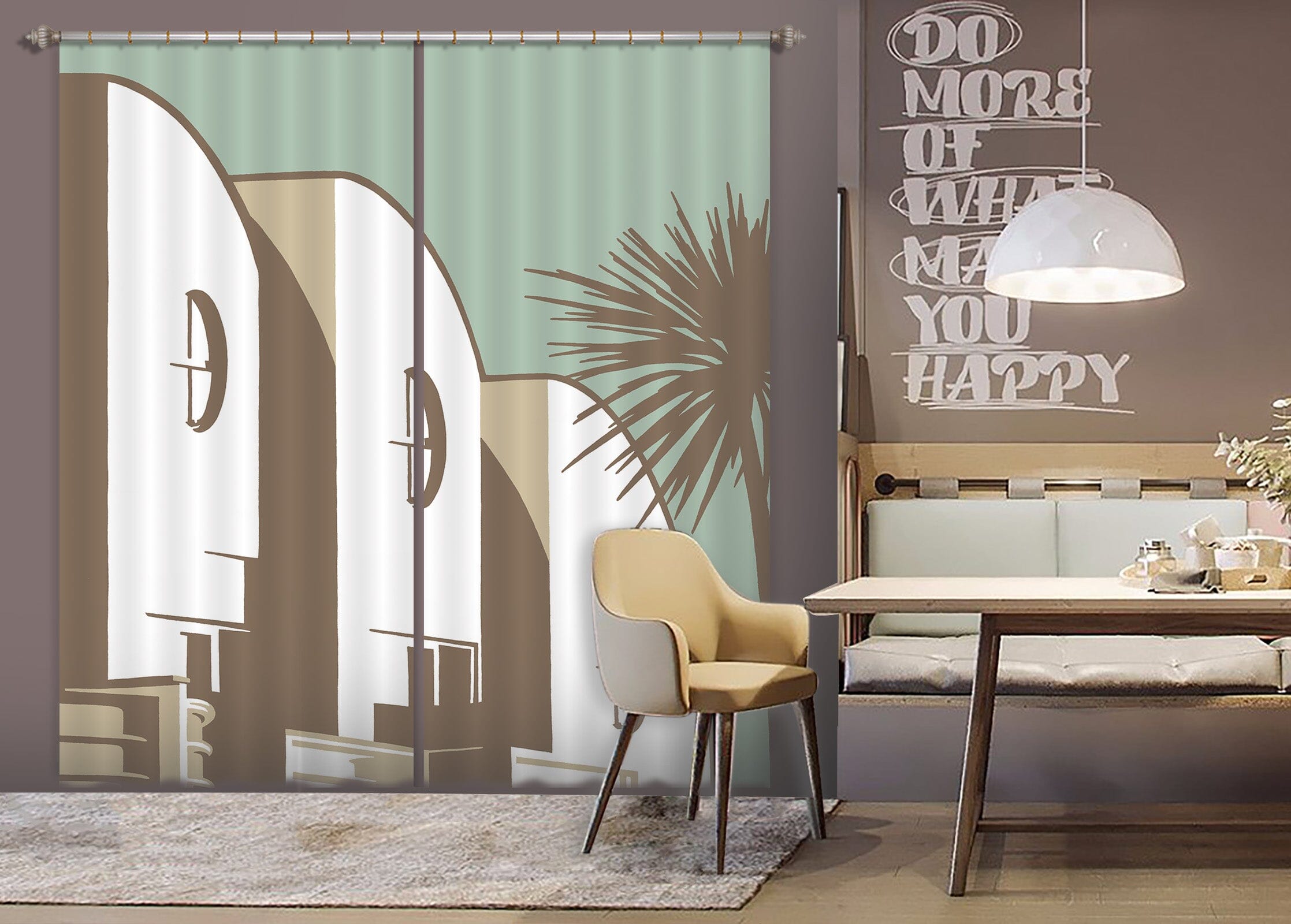 3D Sandbanks Banks Road 145 Steve Read Curtain Curtains Drapes Curtains AJ Creativity Home