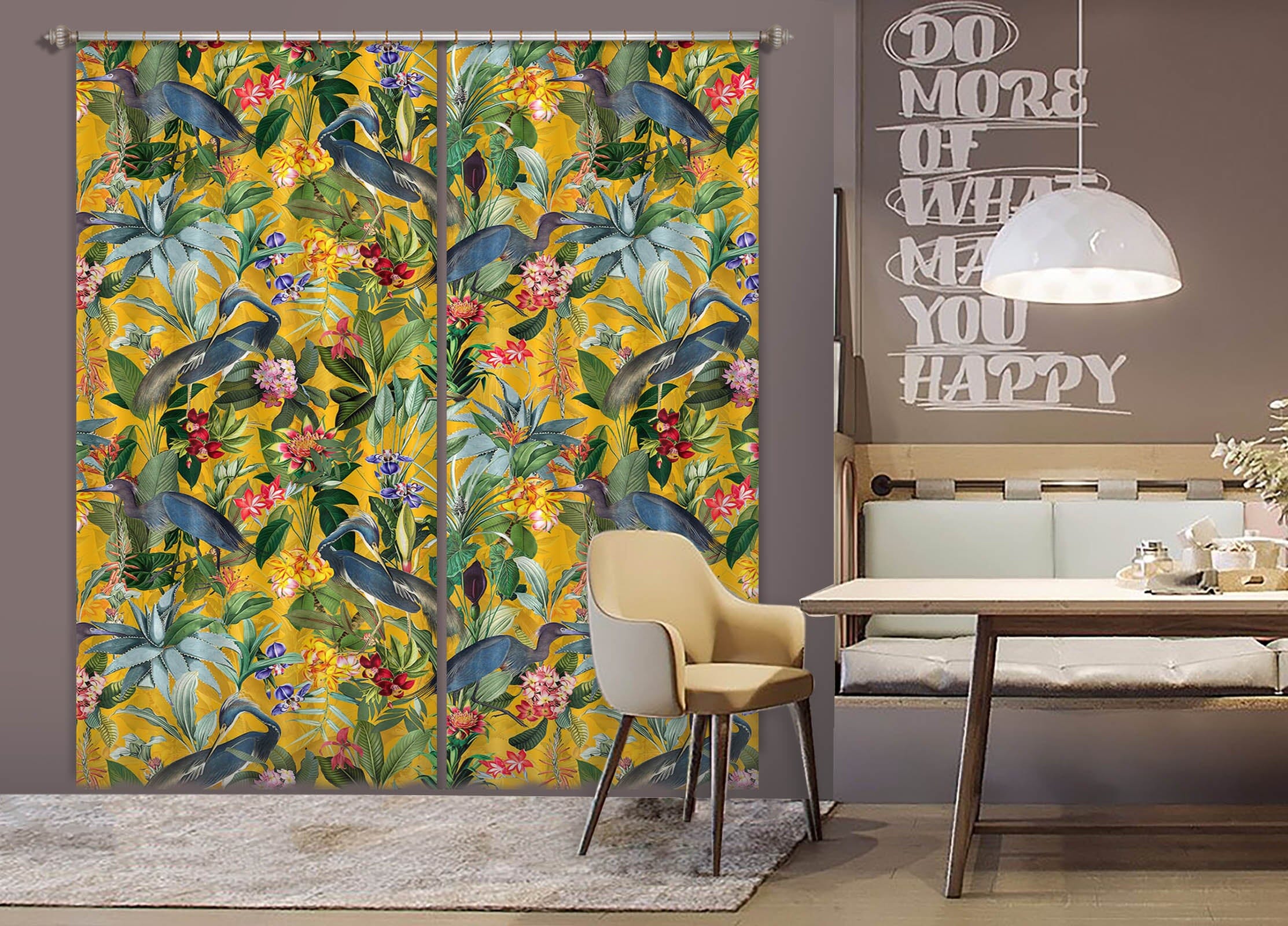3D Yellow Woods 178 Uta Naumann Curtain Curtains Drapes Curtains AJ Creativity Home