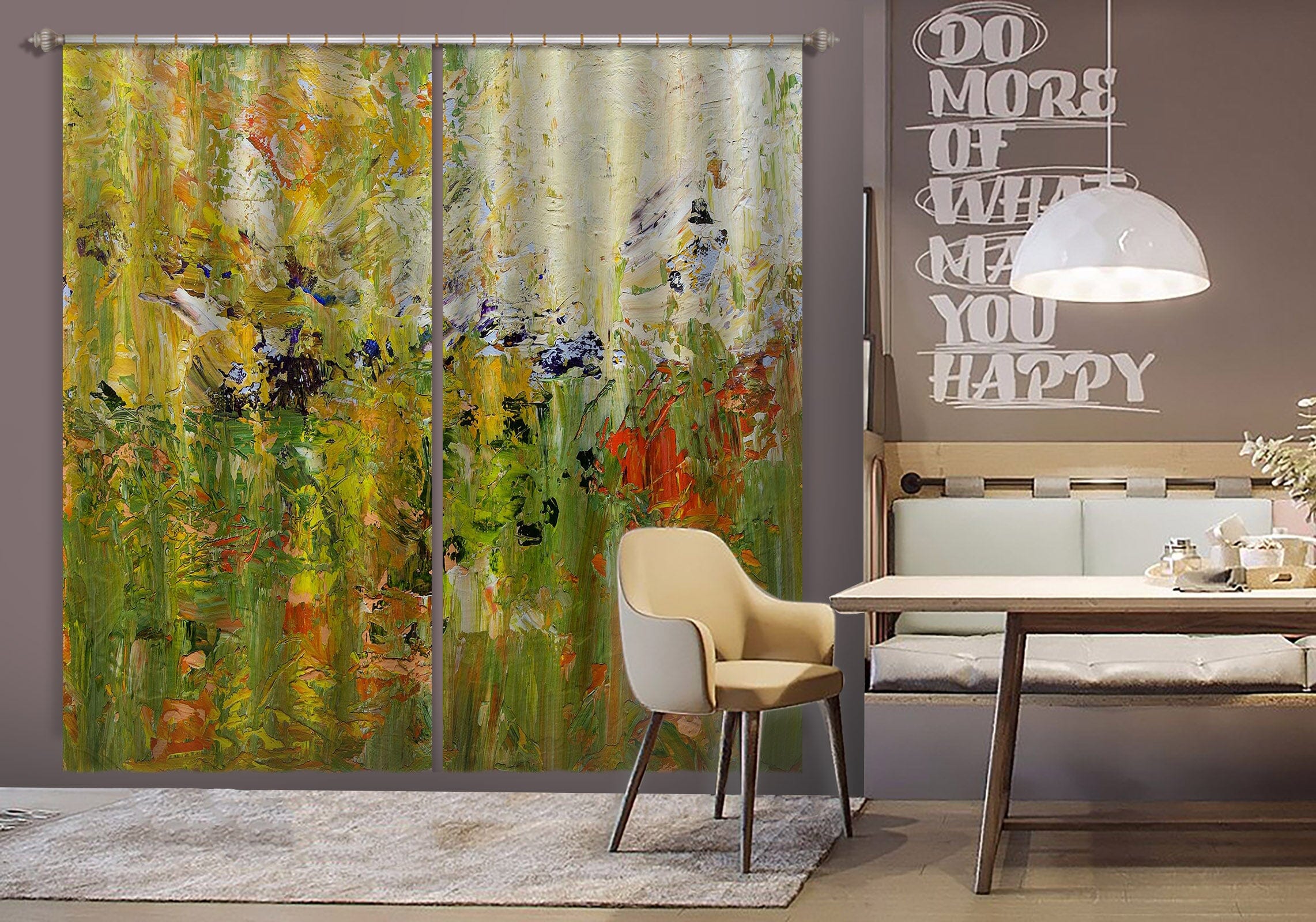 3D Wildflower Fragrance 231 Allan P. Friedlander Curtain Curtains Drapes Curtains AJ Creativity Home