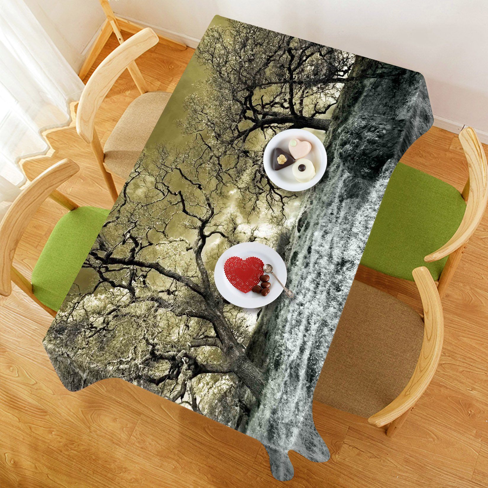 3D Magic Trees 522 Tablecloths Wallpaper AJ Wallpaper
