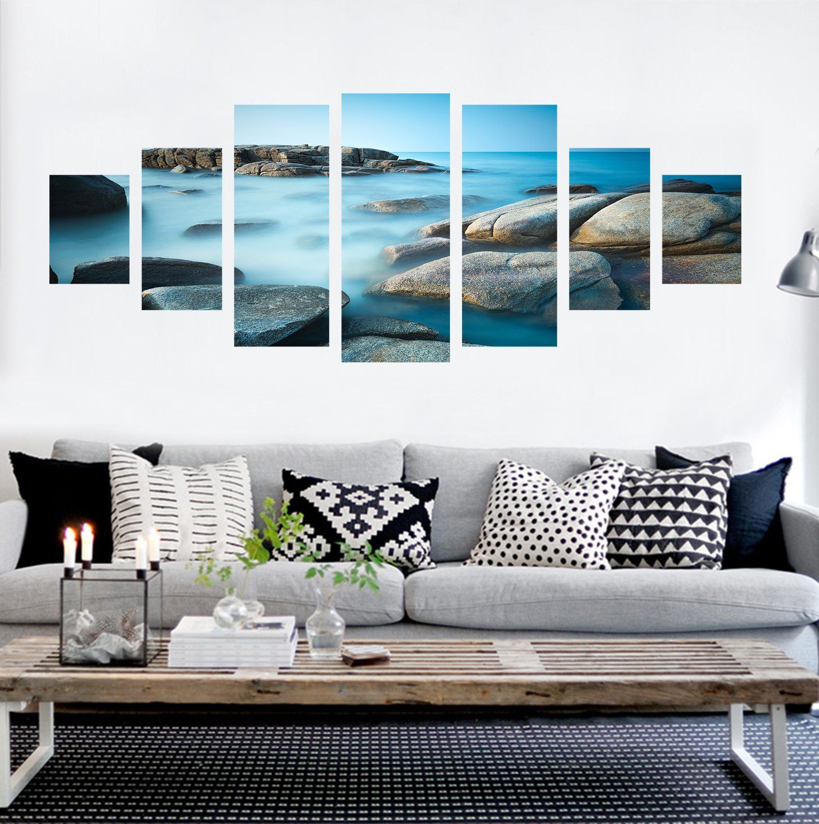 3D Big Stone 162 Unframed Print Wallpaper Wallpaper AJ Wallpaper