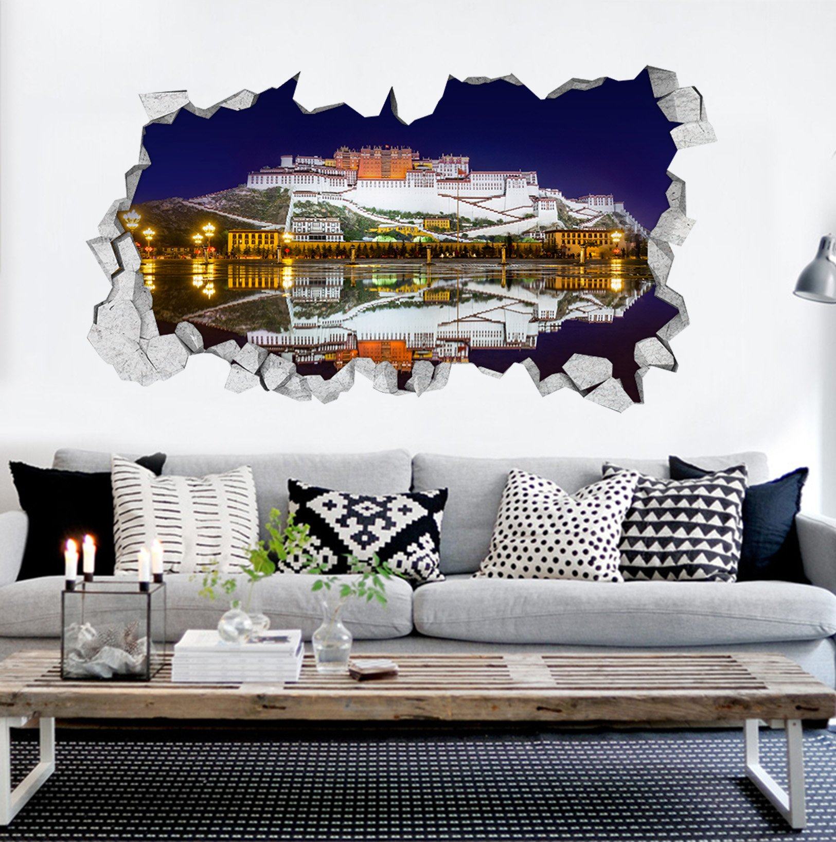 3D Potala Palace 067 Broken Wall Murals Wallpaper AJ Wallpaper