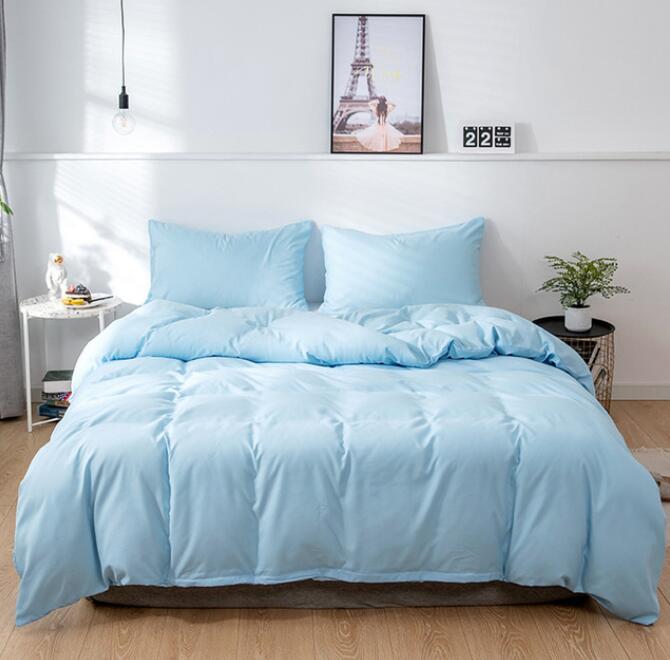 3D Sky Blue 8154 Bed Pillowcases Quilt