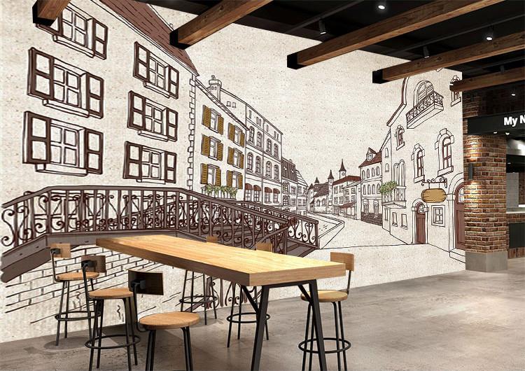 3D Village Alley 89 Wallpaper AJ Wallpapers