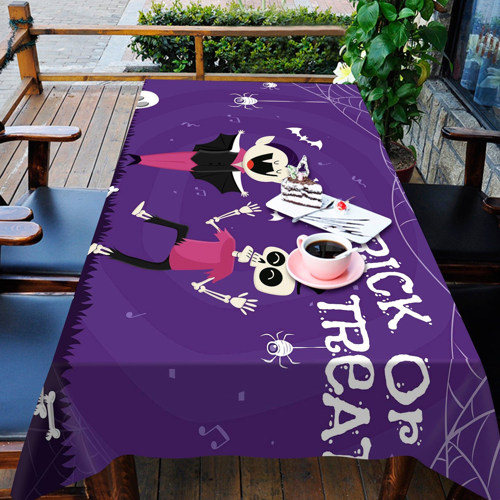 3D Cartoon Vampire 051 Halloween Tablecloths Wallpaper AJ Wallpaper