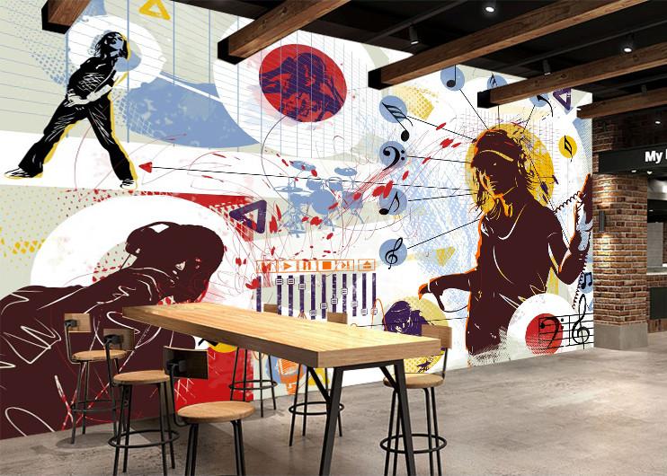 3D Music Girl Dance 745 Wallpaper AJ Wallpaper