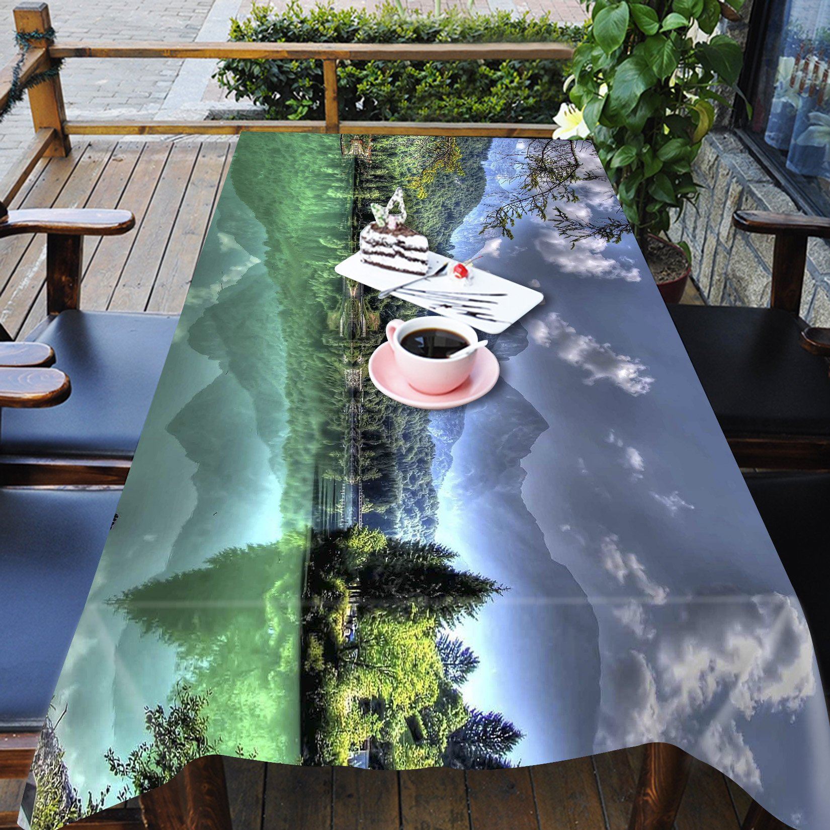 3D Beautiful Lake Scenery 830 Tablecloths Wallpaper AJ Wallpaper
