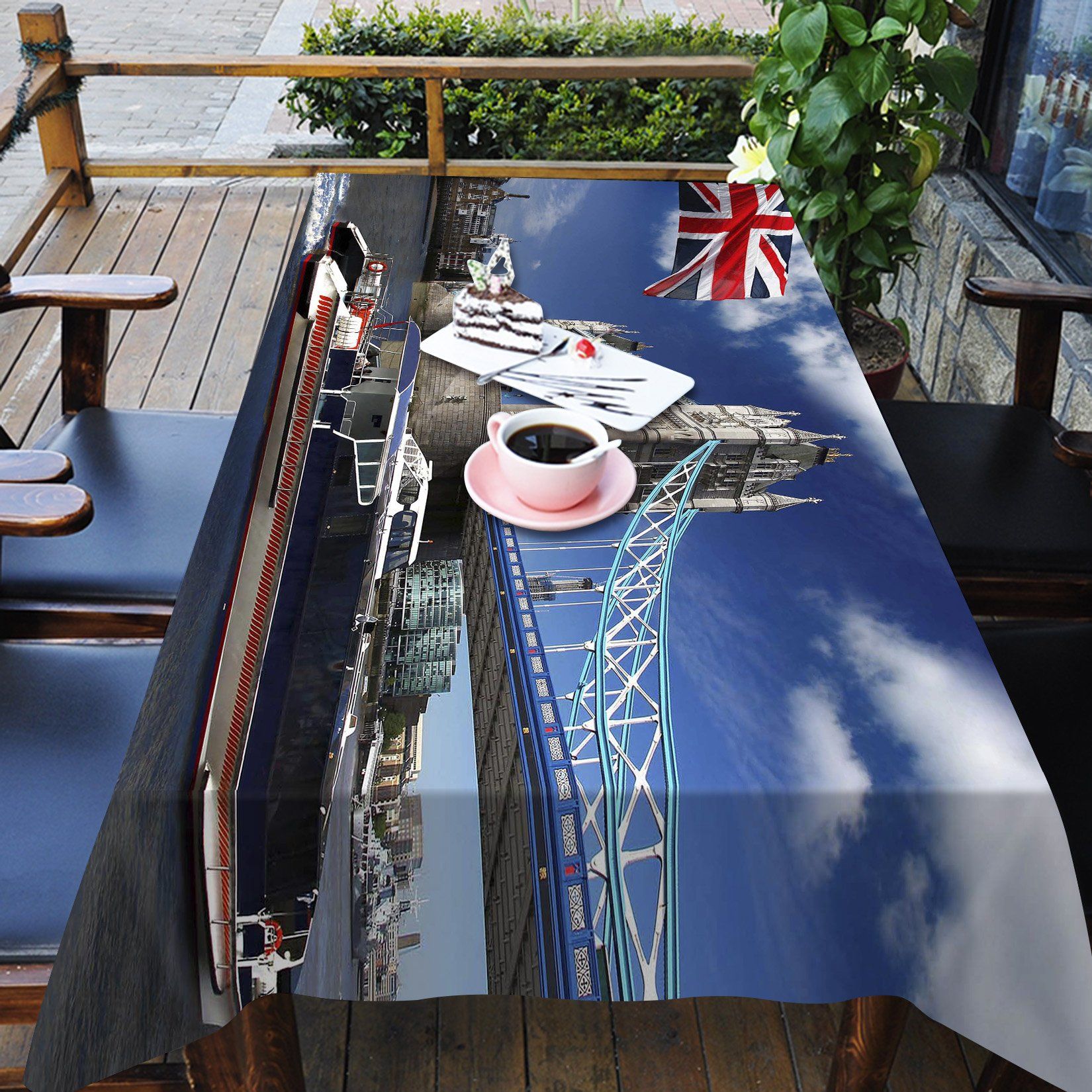 3D London Bridge Scenery 66 Tablecloths Wallpaper AJ Wallpaper