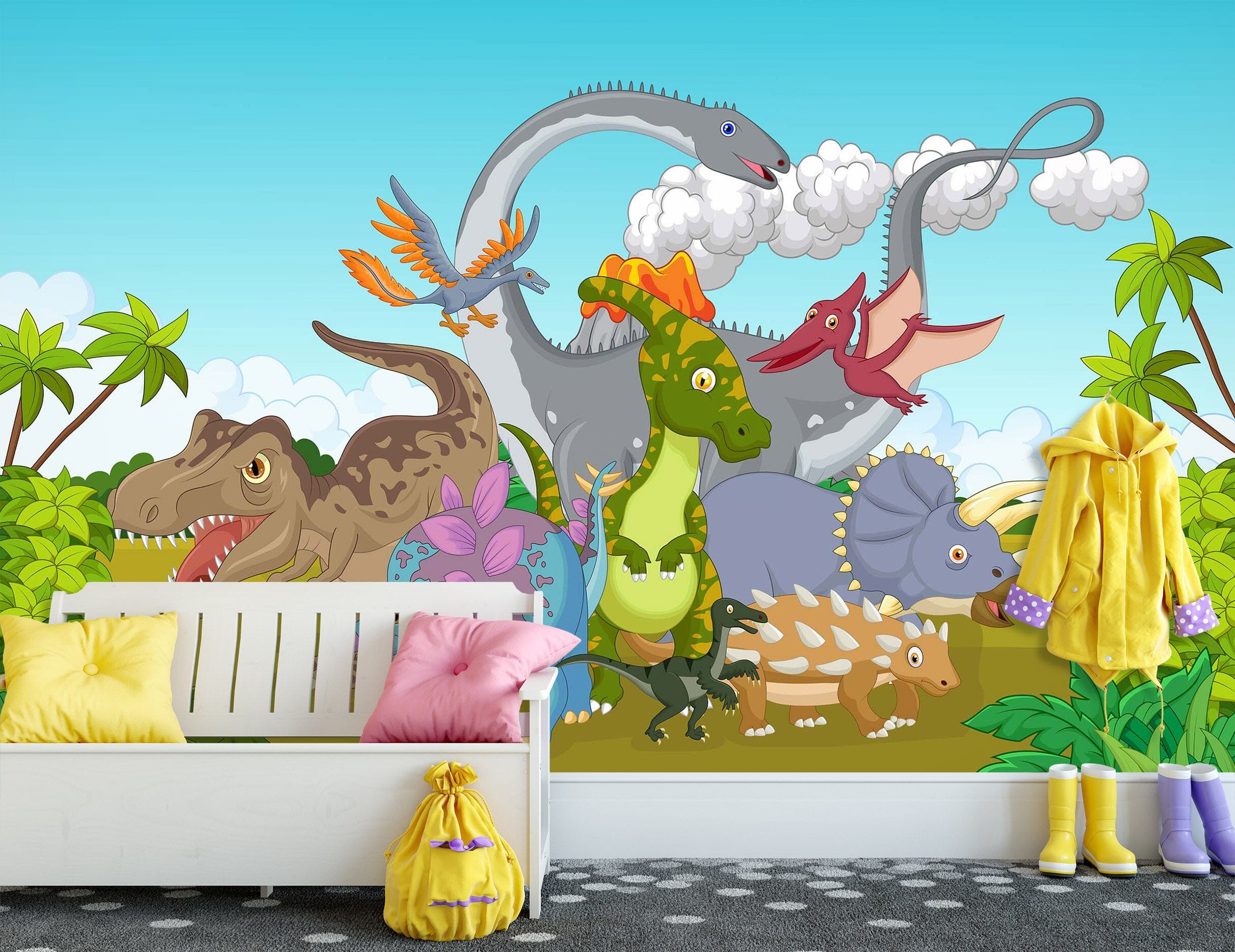 3D Cute Animal 2058 Wall Murals Wallpaper AJ Wallpaper 2