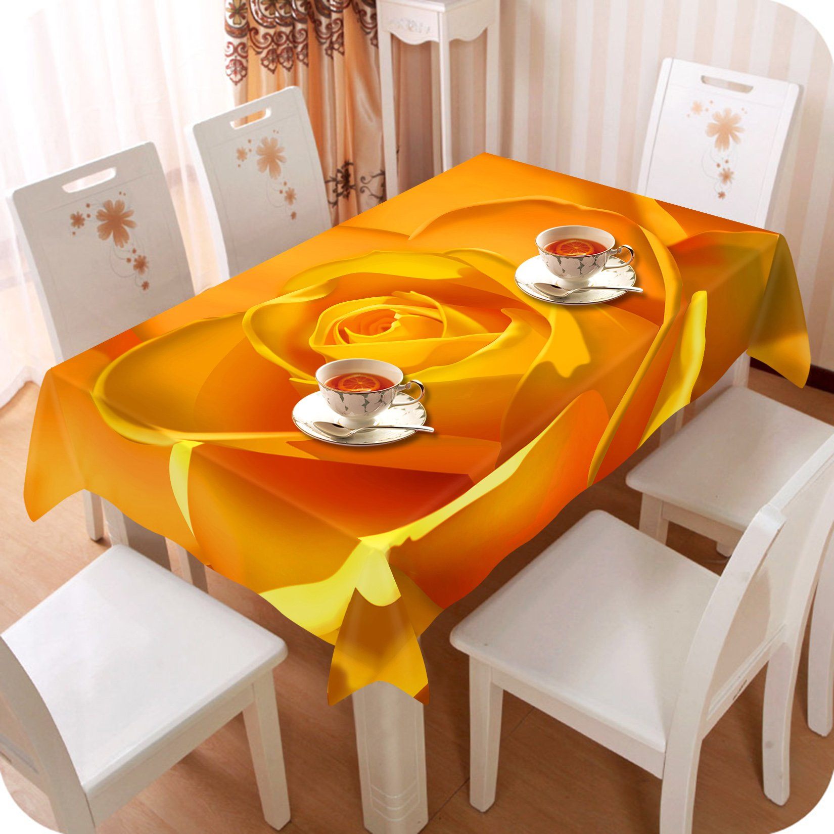 3D Grand Flower 212 Tablecloths Wallpaper AJ Wallpaper