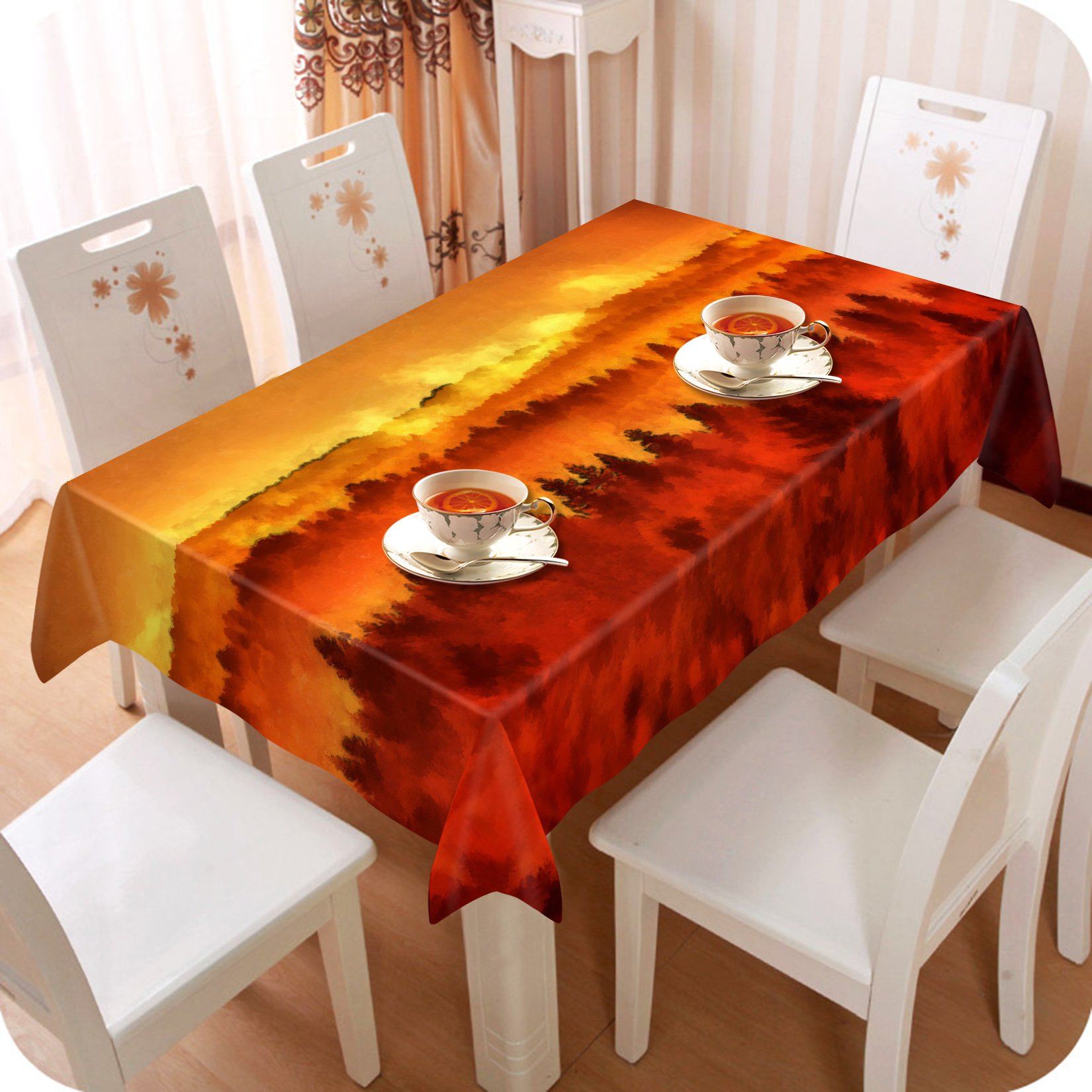 3D Fuzzy Forest 484 Tablecloths Wallpaper AJ Wallpaper