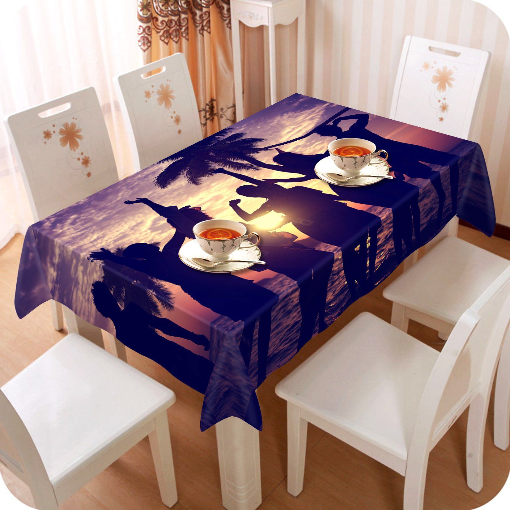 3D Seaside Carnival 352 Tablecloths Wallpaper AJ Wallpaper