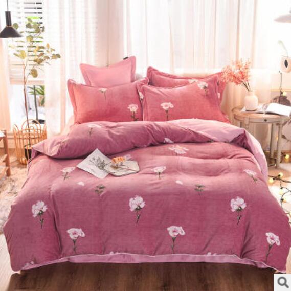 3D Pink White Flower 20083 Bed Pillowcases Quilt