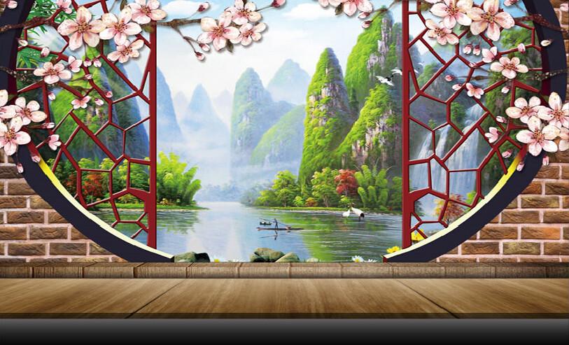 Window Landscape Scenery Wallpaper AJ Wallpaper 2