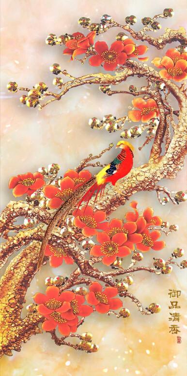 Delicate Plum Blossoms Wallpaper AJ Wallpaper 2