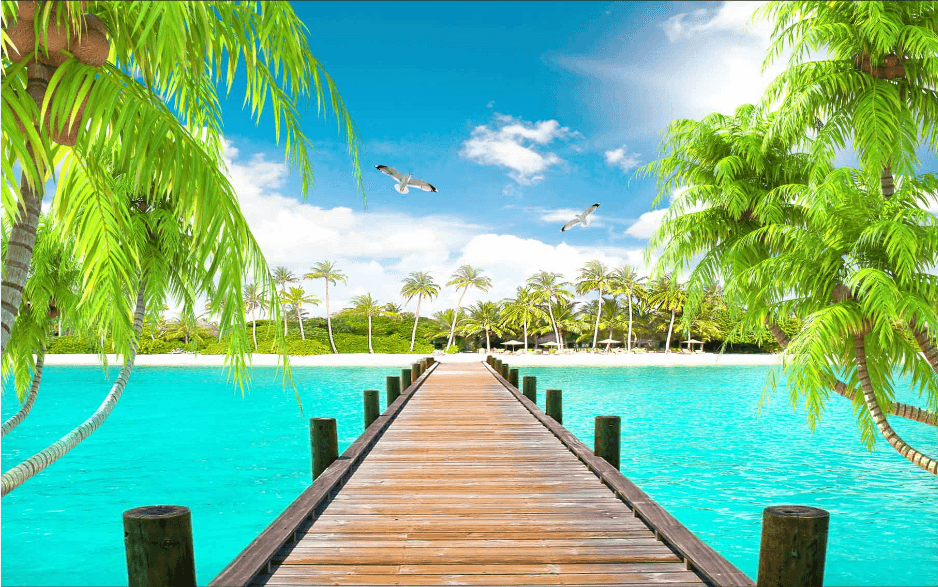 Wood Bridge Wallpaper AJ Wallpaper 2