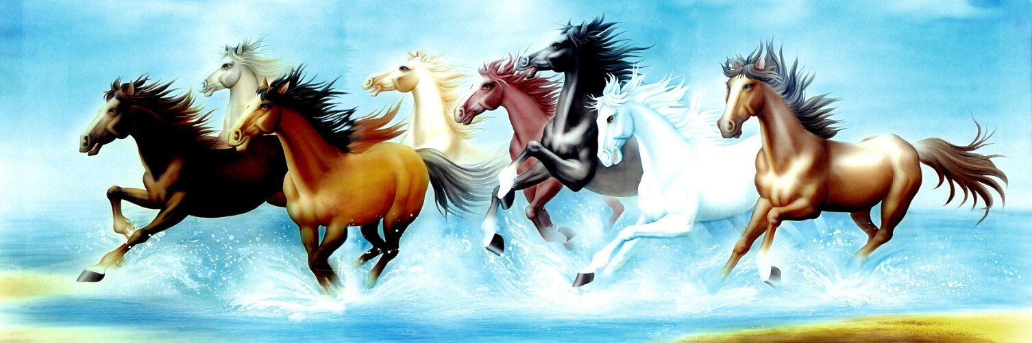 Eight Horses Galloping Wallpaper AJ Wallpaper