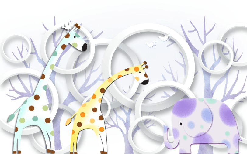 Cute Colorful Animals Wallpaper AJ Wallpaper 2