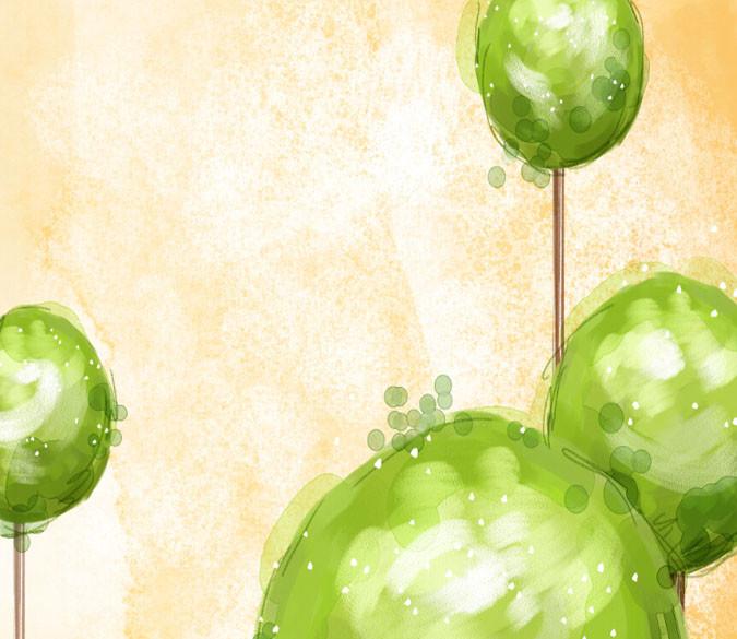 Abstract Green Painting Wallpaper AJ Wallpaper 2