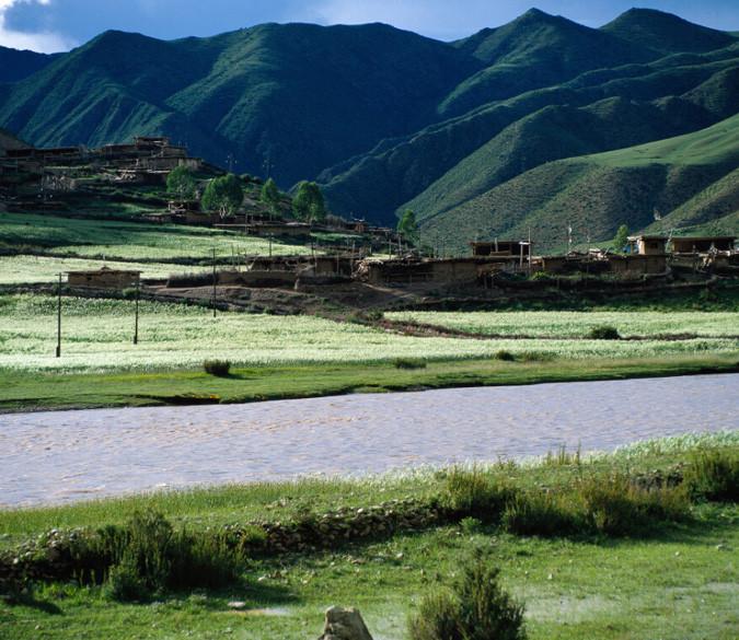 Mountains Village Wallpaper AJ Wallpaper