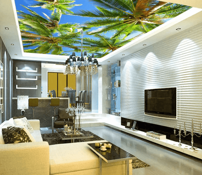 Sky Coconut Tree 110 Wallpaper AJ Wallpaper