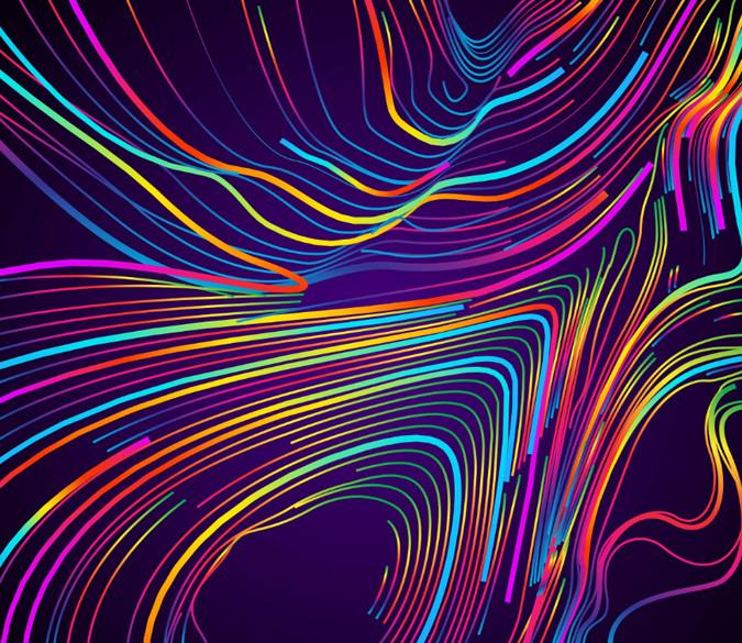 Colorful Lines Wallpaper AJ Wallpaper