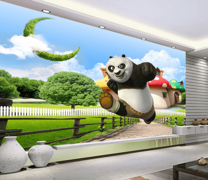 Running Panda Wallpaper AJ Wallpaper