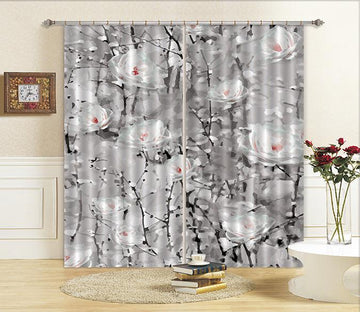3D Flowers Pattern 42 Curtains Drapes Wallpaper AJ Wallpaper 